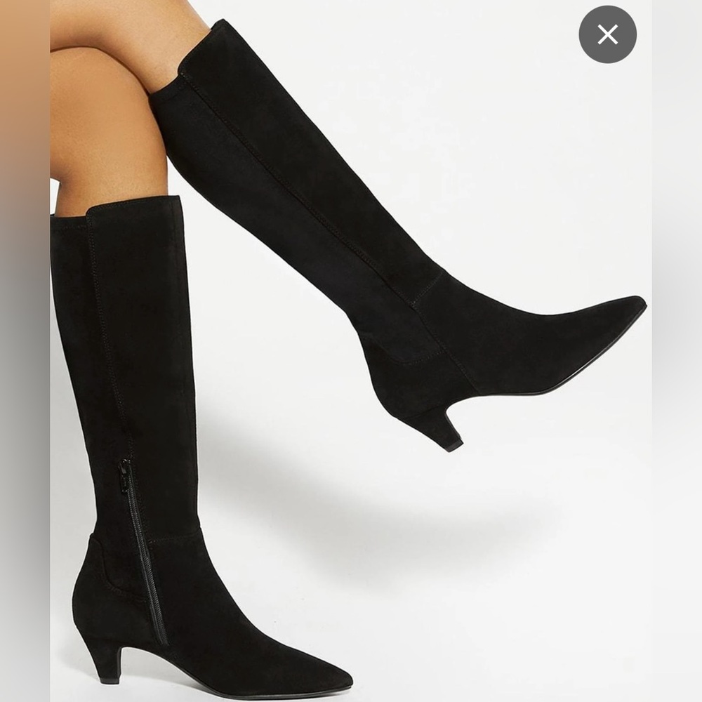 Elegant Black Knee-High Women's Boots